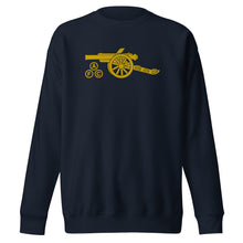 Load image into Gallery viewer, Unisex Premium Sweatshirt Arsenal AFC Cannon in Yellow - Large Center chest embroidered
