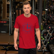 Load image into Gallery viewer, Clockend - Clock  -Short-Sleeve Unisex T-Shirt - Yellow , Red , White
