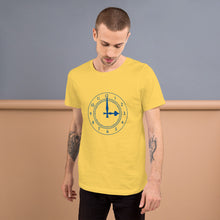 Load image into Gallery viewer, Clockend - Clock  -Short-Sleeve Unisex T-Shirt - Yellow , Red , White
